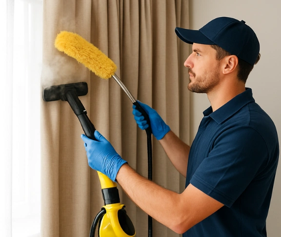 Trusted blind cleaning technician Matty Curtain Cleaning west-hoxton-nsw QLD
